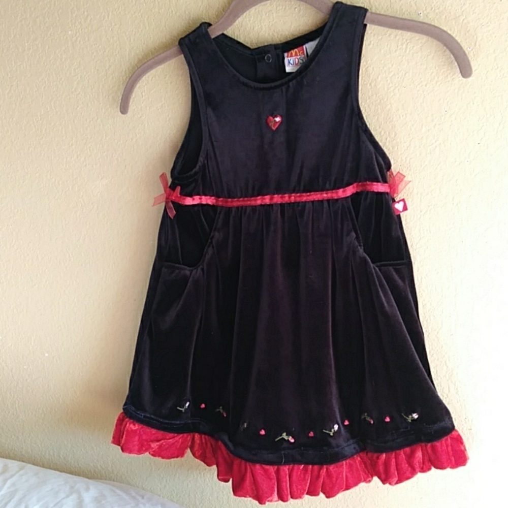 Girls Black and Red dress